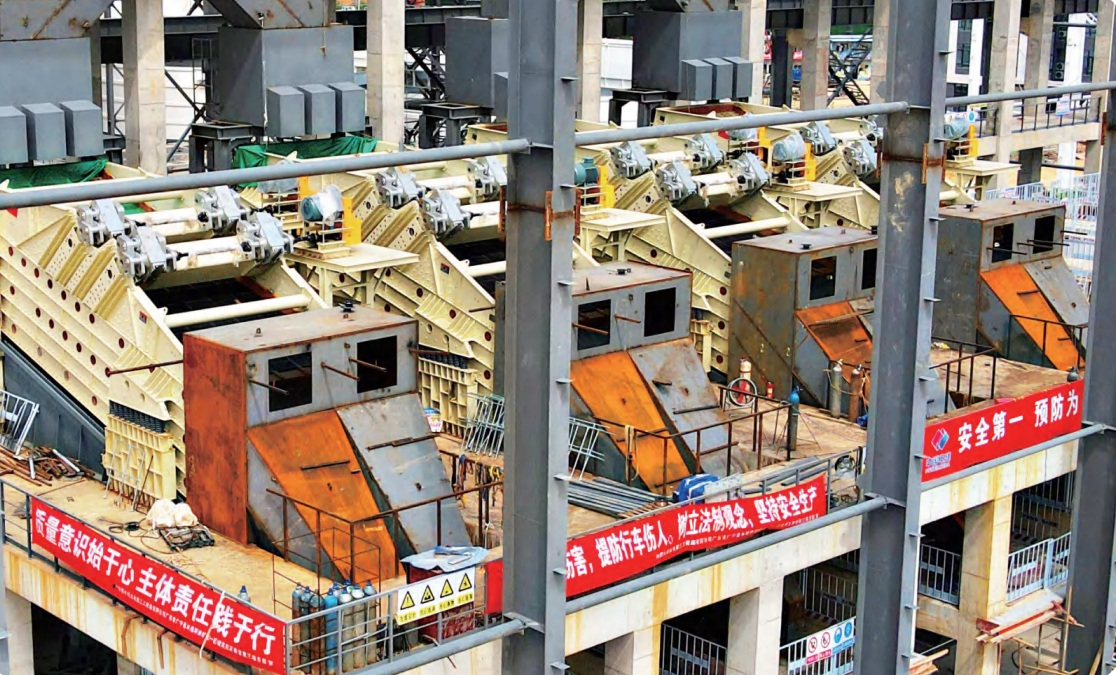 China Power Construction Third Engineering Bureau Guangning Muge Pingtian Mine Third Screen Site 7200tph